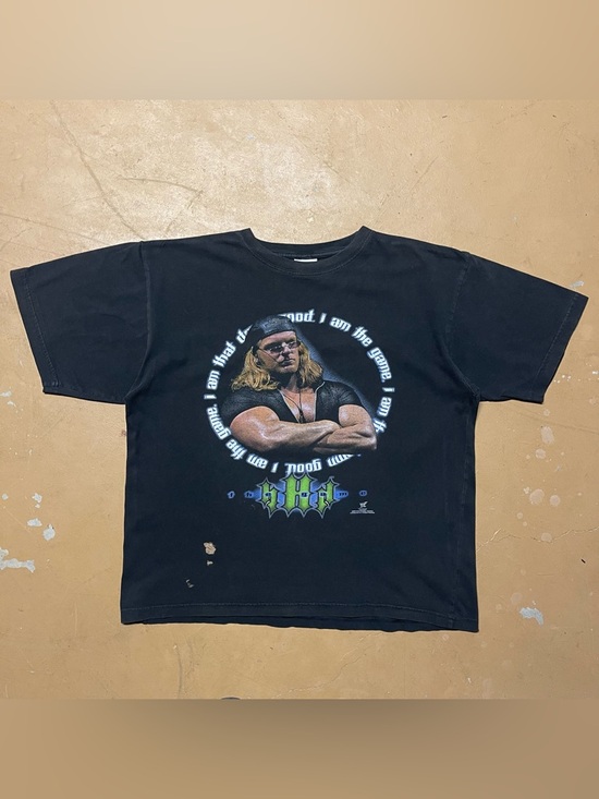 WWE Other - Y2K Triple H WWE WWF Wrestling Graphic Shirt Sized Large